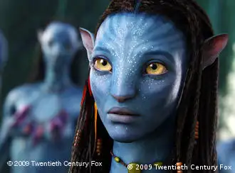 Blaues Phantasiewesen aus dem Film Avatar (20th Fox)