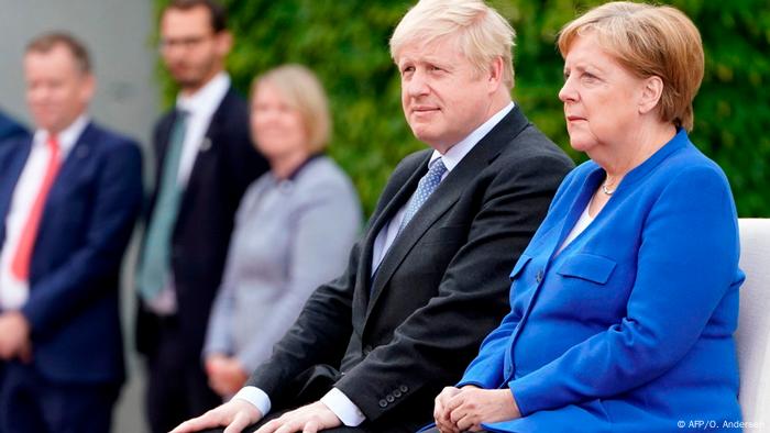 Berlin, Angela Merkel trifft Boris Johnson