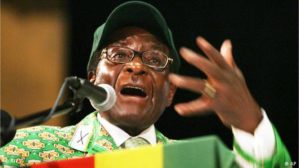 President Robert Mugabe addresses supporters in a file photo President Robert Mugabe addresses supporters in a file photo