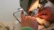 A sewing machine A sewing machine