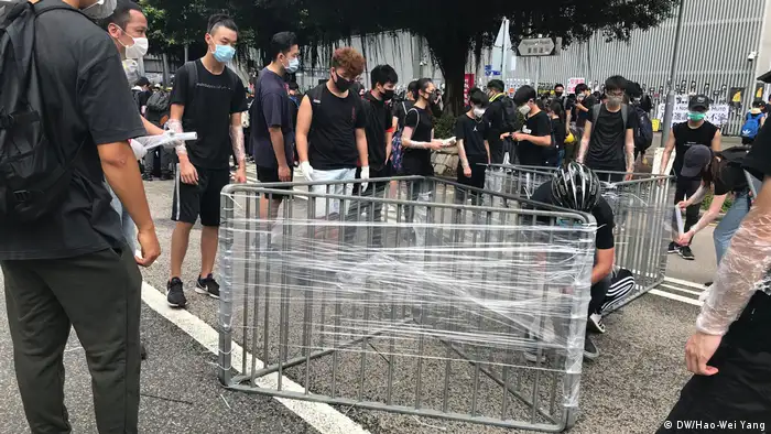 Hongkong Proteste (DW/Hao-Wei Yang)