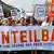 Deutschland Protest gegen Rassismus | Banner #Unteilbar - Für eine offene und freie Gesellschaft