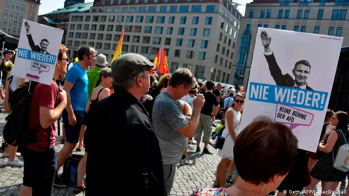 Deutschland Unteilbar Demonstration in Dresden