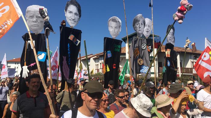Frankreich Proteste zum G7 Gipfel