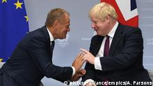 G7-Gipfel in Frankreich | Donald Tusk mit Boris Johnson