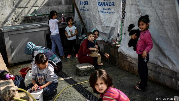 Lesbos Flüchtlingslager Moria Kinder