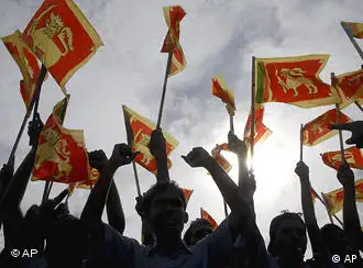 斯里兰卡庆祝战胜泰米尔猛虎组织