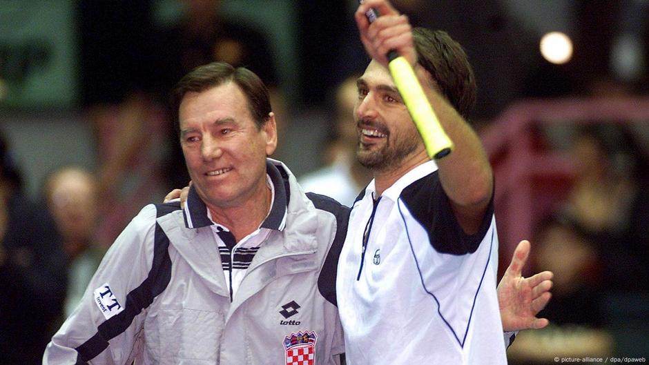 Pilić i Goran Ivanišević u februaru 2002.
