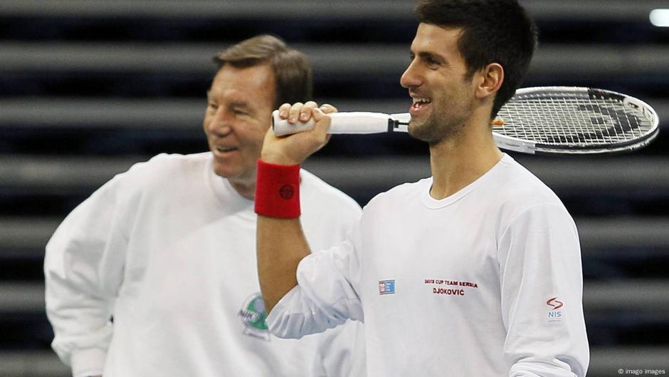 Pilić i Novak Đoković, snimak iz decembra 2010.
