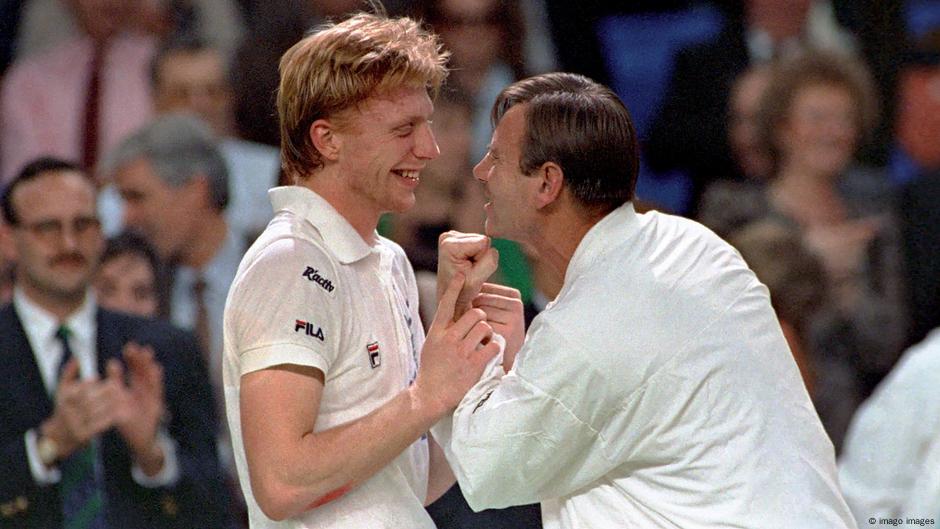 Boris Beker i Nikola Pilić, 22. jul 1988.