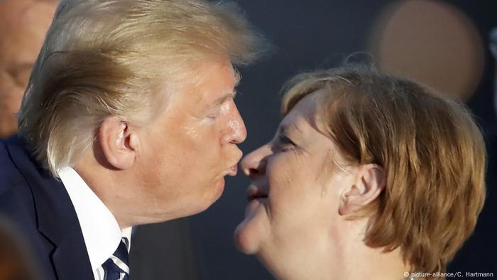 Angela Merkel und Donald Trump