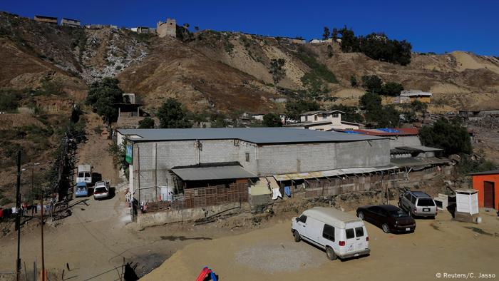 Centro de refugiados en Tijuana, México. 