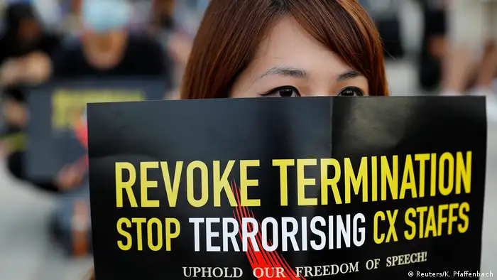 Hongkong | Proteste | Cathay Pacific | Entlassungen