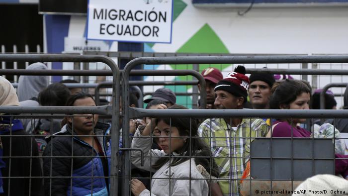Ecuador Venezuela Migranten