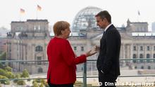 29.08.2019
Berlin | Bundeskanzlerin Angela Merkel mit dem griechischen Ministerpräsidenten Kyriakos Mitsotakis