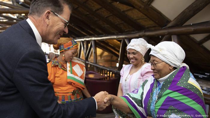 Namibia Bundesentwicklungsminister Gerd Müller in Windhoek