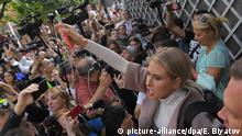 31.08.2019***, Russland, Moskau: 5992212 31.08.2019 Opposition politiсian Lyubov Sobol attends a rally to demand authorities allow opposition candidates to run in the upcoming local parliament election and release protesters, who were detained during recent demonstrations, in Moscow, Russia. Evgeny Biyatov / Sputnik Foto: Evgeny Biyatov/Sputnik/dpa |