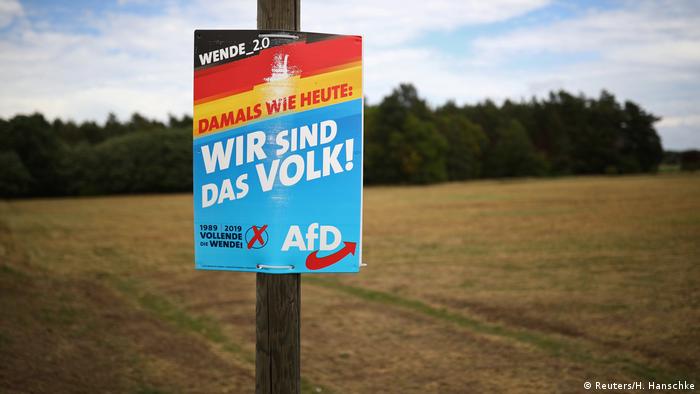 Landtagswahl Brandenburg AFD Wahlplakat