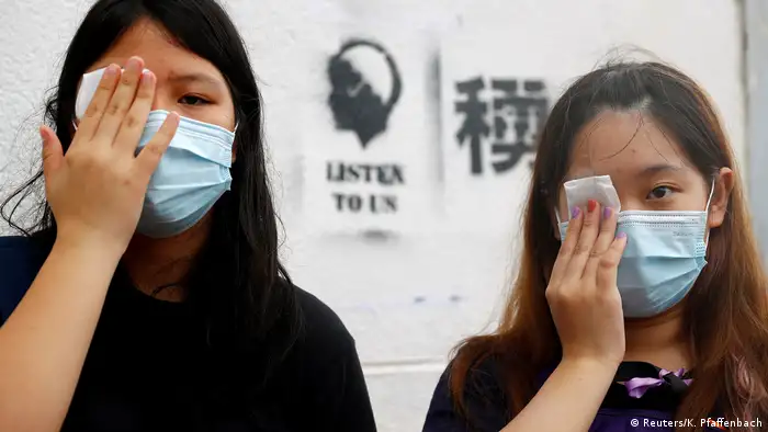 Hongkong China Protest Schüler Studenten