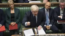 Großbritannien Brexit | House of Commons, Unterhaus | Boris Johnson, Premierminister	