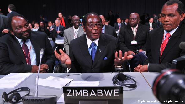 Robert Mugabe, président du Zimbabwe en 2009.