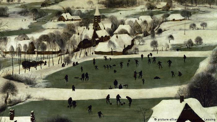Gemälde von Pieter Bruegel dem Älteren zeigt eine Winterlandschaft (picture-alliance/akg-images/E. Lessing)