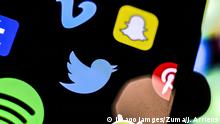 March 5, 2019 - Warsaw, Poland - A Twitter logo is seen on an iPhone screen in this photo illustration in Warsaw, Poland on March 5, 2019. Warsaw Poland PUBLICATIONxINxGERxSUIxAUTxONLY - ZUMAn230 20190305_zaa_n230_375 Copyright: xJaapxArriensx