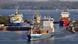 Schiffsverkehr mit Containerschiffen Schiffsverkehr mit Containerschiffen