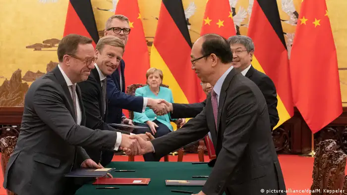 Bundeskanzlerin Angela Merkel in China