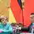 Анґела Меркель та Лі Кецян під час пресконференції, 6 вересня