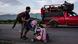 Foto de familia migrante hondureña en México Foto de familia migrante hondureña en México