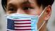 Hongkong Proteste mit US-Flagge Hongkong Proteste mit US-Flagge