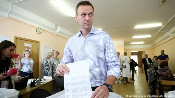 Russland Kommunal- und Regionalwahlen in Moskau l Alexei Navalny