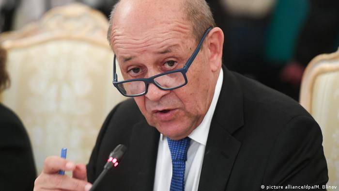 Russland: Florence Parly und Jean-Yves Le Drian in Moskau