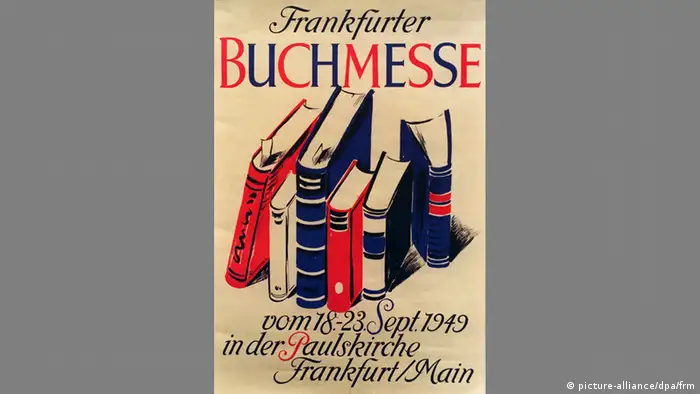 Plakat der Buchmesse aus dem Jahr 1949. (picture-alliance/dpa/frm)