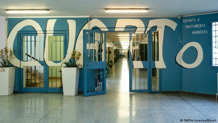 Entrance to a prison area