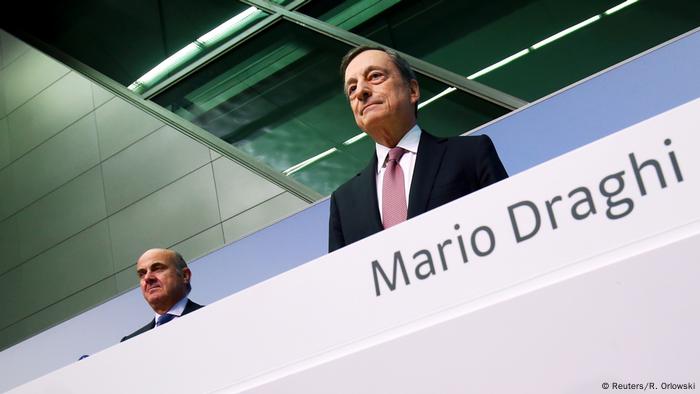 Frankfurt Mario Draghi EZB Zinsentscheidung
