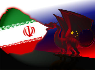 中国龙咬着伊朗不放
