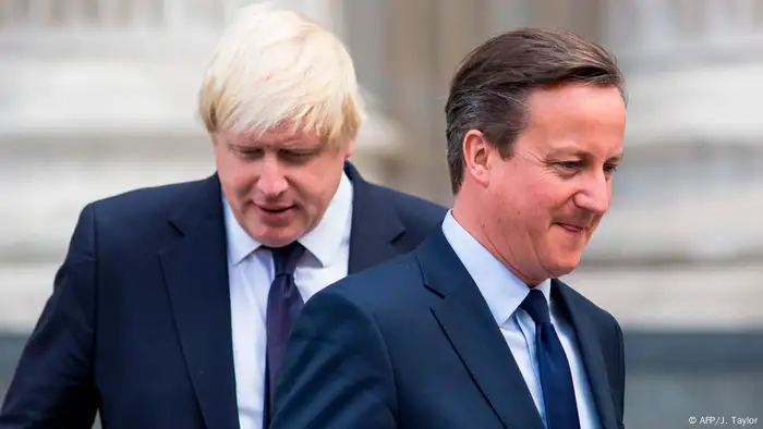 David Cameron and Boris Johnson