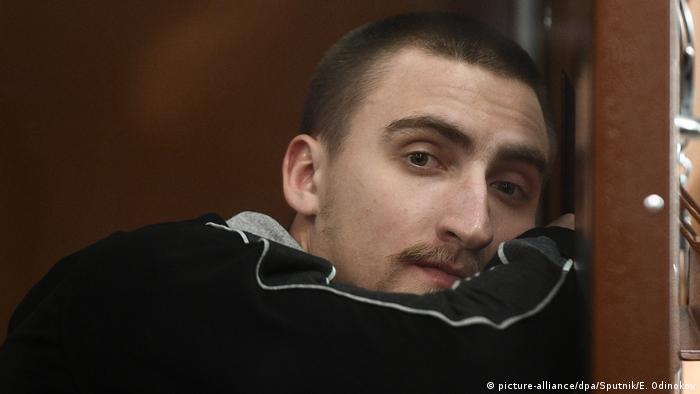 Павел Устинов в Тверском суде, сентябрь 2019 года