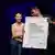 کومی نایدو، دبیرکل سازمان عفو بین‌الملل و اهدای جایزه به گرتا تونبرگ