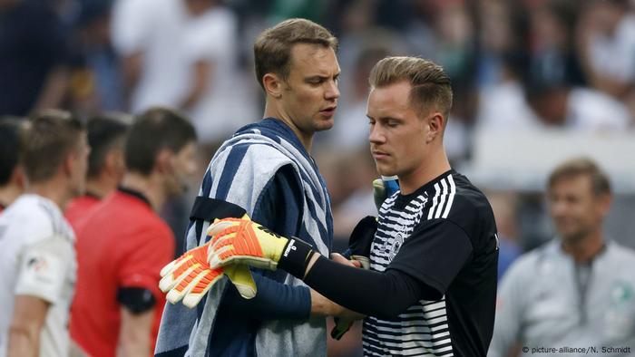 Deutschland - Saudi Arabien Manuel Neuer und Marc-Andre ter Stegen (picture-alliance/N. Schmidt)