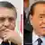 Kombibild Nabil Karoui und Silvio Berlusconi 