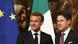 Giuseppe Conte and Emmanuel Macron talk migration in Rome Giuseppe Conte and Emmanuel Macron talk migration in Rome