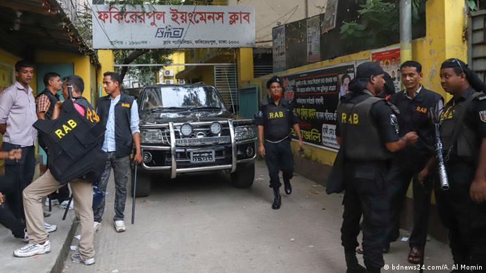 Bangladesch Aktion gegen illegale Casinos in Dhaka (bdnews24.com/A. Al Momin)