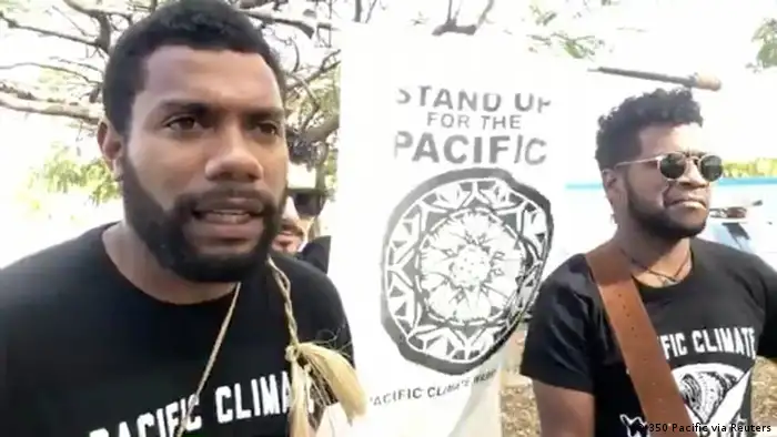 Protestors in New Caledonia