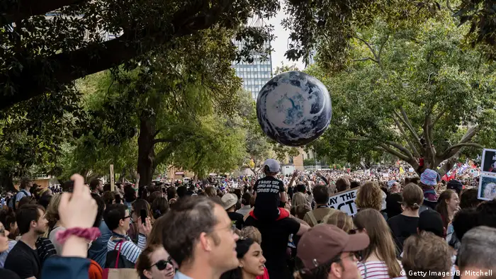 Protestors in Sydney