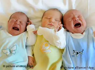 drei Babys (Foto: dpa)