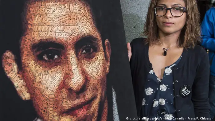 Kanada | Saudischer Blogger Raif Badawi (Bild) und seine Frau Ensaf Haidar