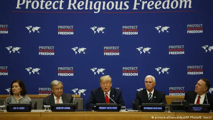 USA | Trump kündigt Initiativen zur Religionsfreiheit während der UN an
